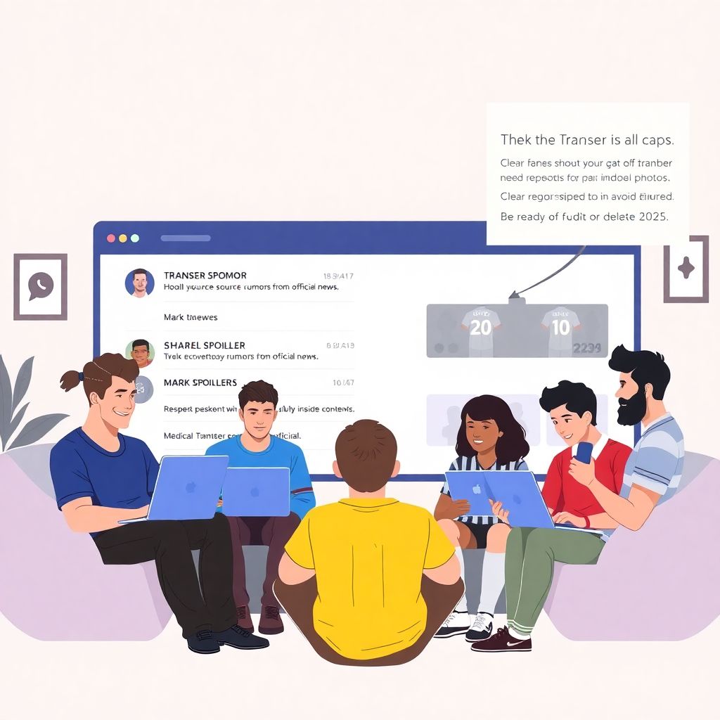 Обсуждения трансферных слухов без спойлеров для болельщиков и любителей футбола