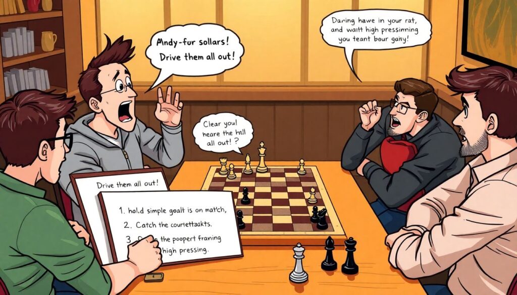 Почему фанаты спорят о тактике против сильных соперников - иллюстрация