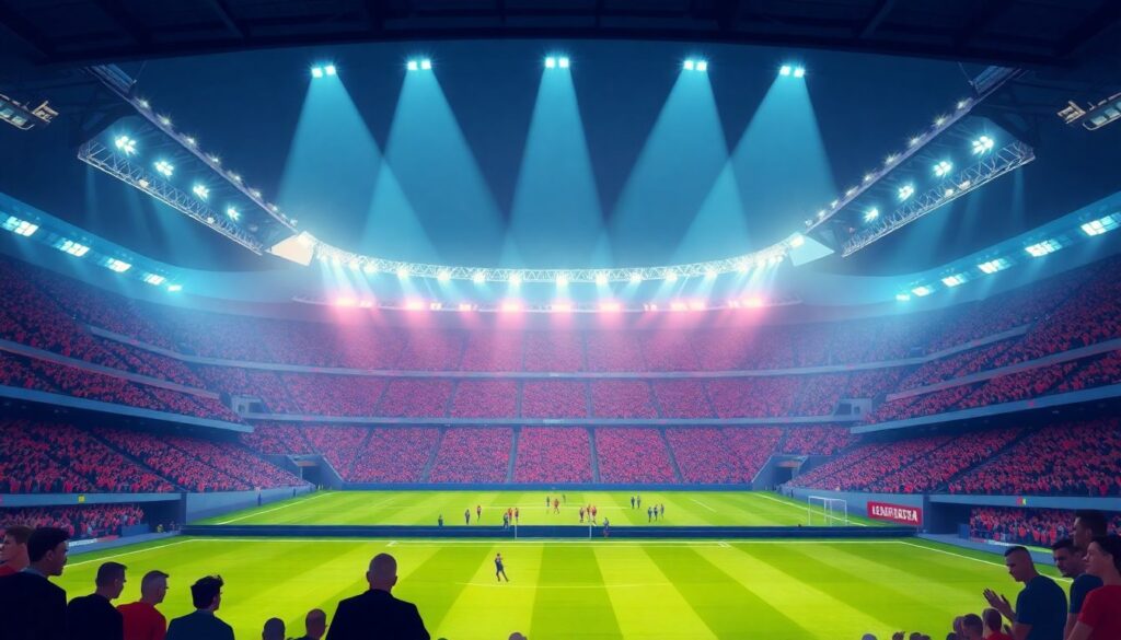 Энергия трибун: реакция на голы и карточки - иллюстрация