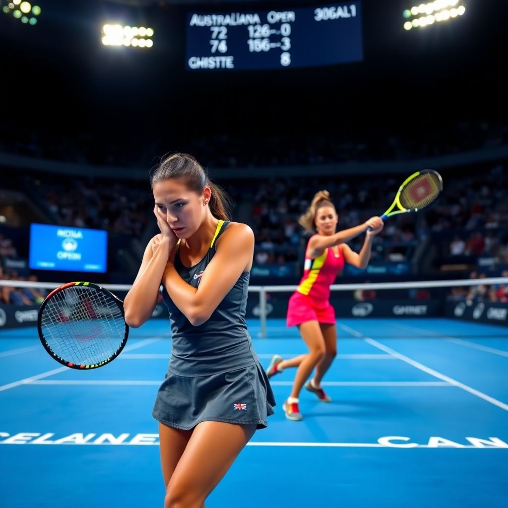 Касаткина вылетела в первом круге australian open, уступив Бартуньковой