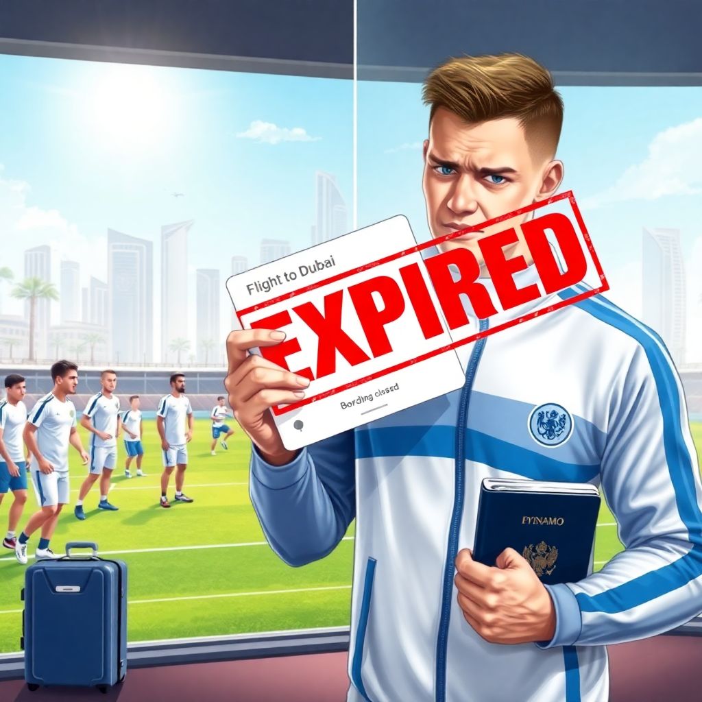 Скопинцев не полетел на сбор «Динамо» в ОАЭ из-за просроченного загранпаспорта