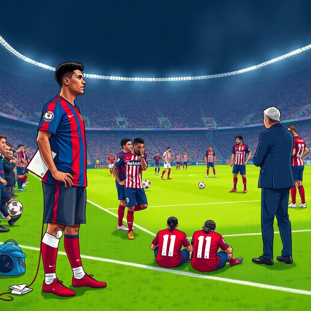 Рэшфорд не сыграет с «Атлетико»: форвард «Барселоны» выбыл из-за травмы колена