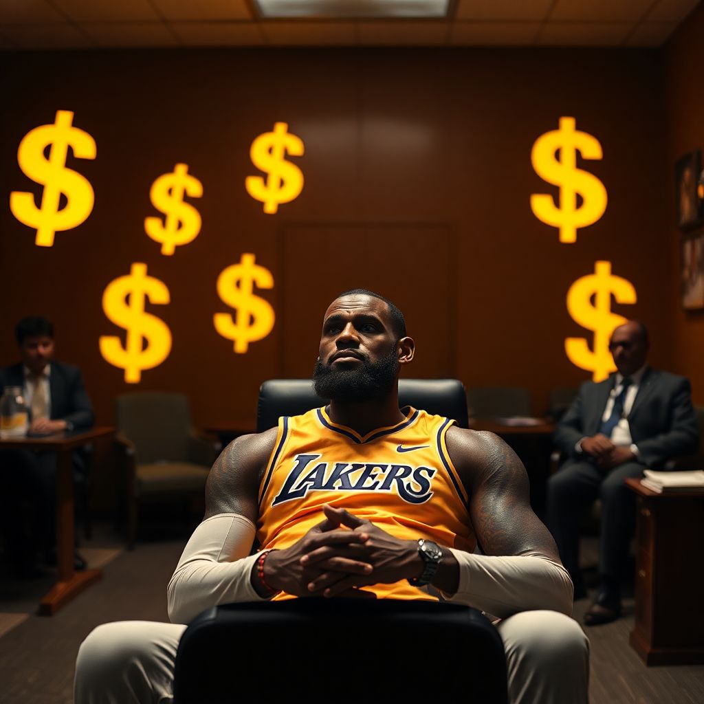 Леброн Джеймс останется в Лейкерс, если пойдет на сокращение зарплаты