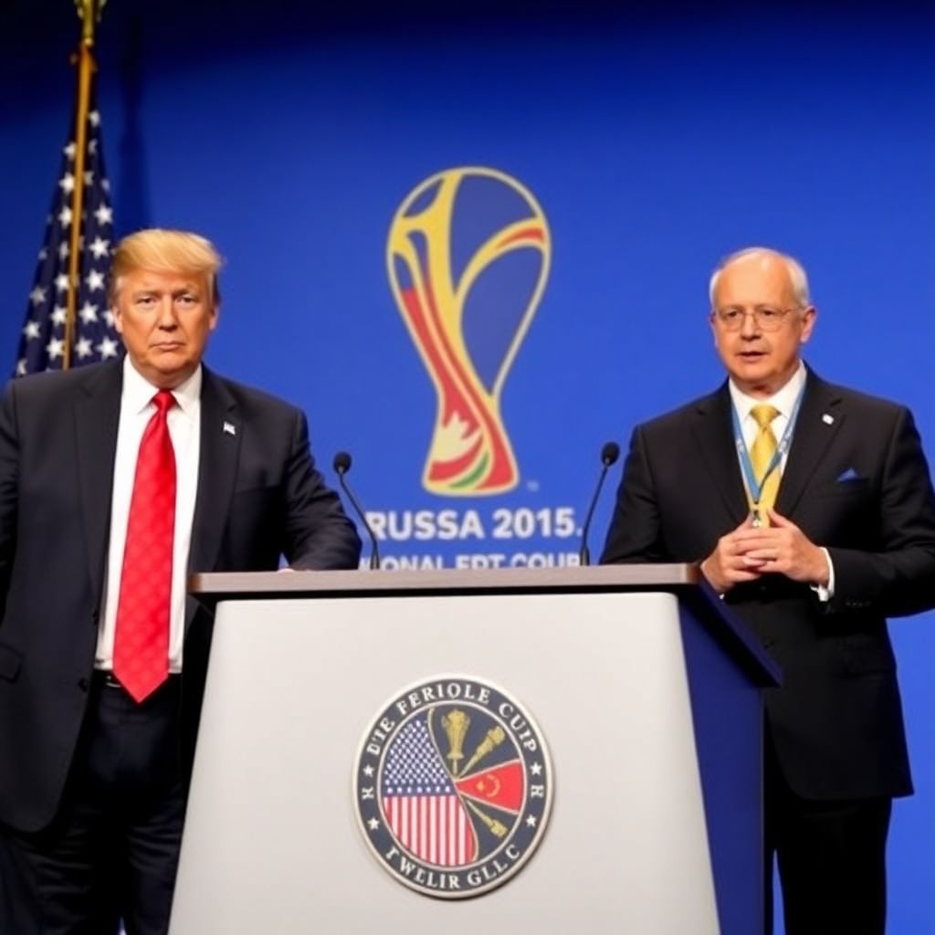 Трамп и Инфантино: идея совместного чемпионата мира США и Китая